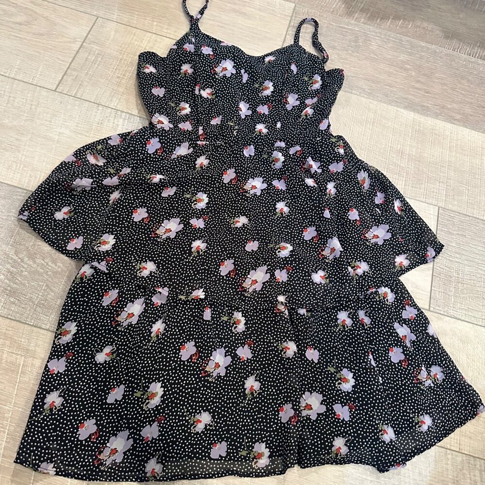 LILY ROSE JUNIOR WOMENS XS BLACK DRESS